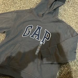 NWT Gap Kids Dark Grey Oversized Hoodie Size 10